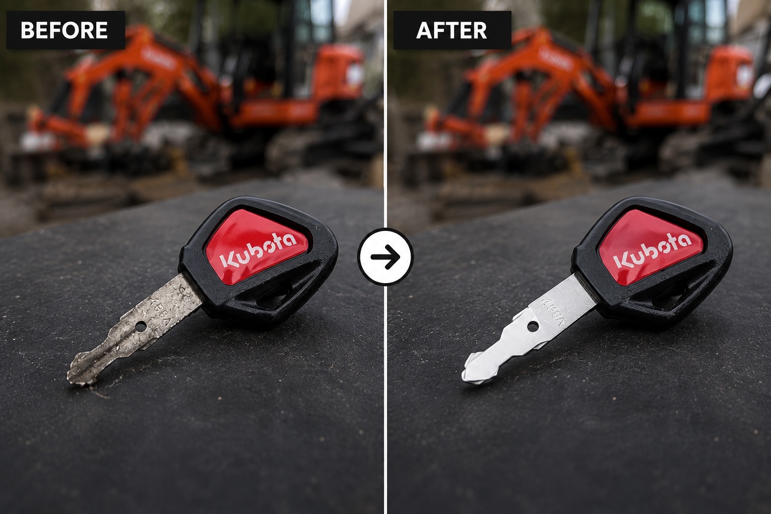 replace lost Kubota key